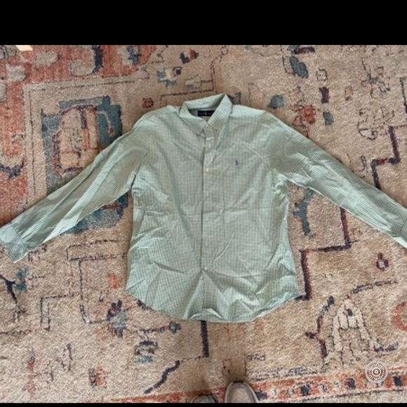 Ralph Lauren green button up - Picture 1 of 2